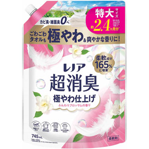 レノア超消臭極やわ仕上げふんわりブロッサムの香りつめかえ用特大サイズ  745mL