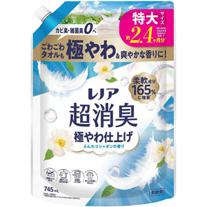 レノア超消臭極やわ仕上げふんわりシャボンの香りつめかえ用特大サイズ  745mL