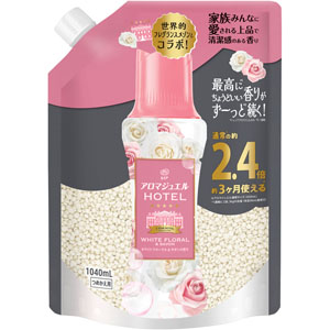 レノアアロマジュエル ホワイトフローラル＆サボンの香りつめかえ用特大サイズ  1040mL