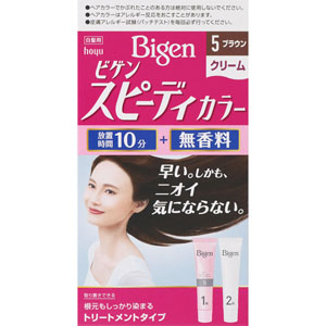 ビゲン スピーディカラー クリーム  1個 ブラウン 5 【医薬部外品】