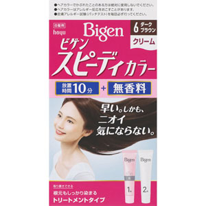 ビゲン スピーディカラー クリーム  1個 ダークブラウン 6 【医薬部外品】