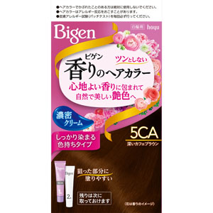 ビゲン 香りのヘアカラー クリーム  1個 深いカフェブラウン 5CA 【医薬部外品】