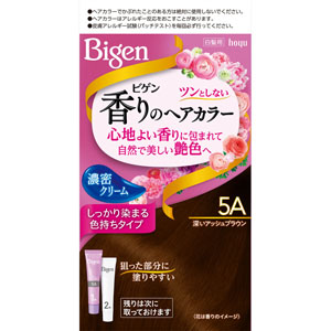 ビゲン 香りのヘアカラー クリーム  1個 深いアッシュブラウン 5A 【医薬部外品】