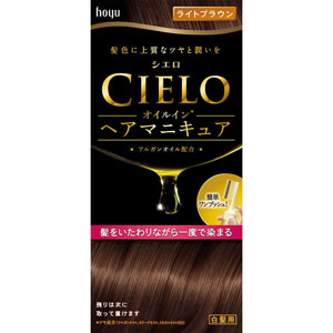 シエロ オイルインヘアマニキュア  1個 ライトブラウン