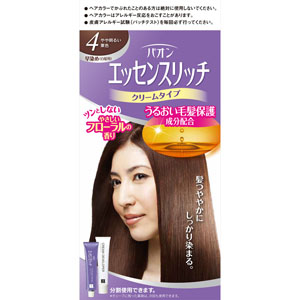 パオン エッセンスリッチ クリームタイプ  1個 やや明るい栗色 4 【医薬部外品】