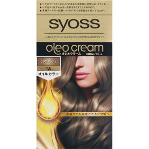 サイオス オレオクリーム ヘアカラー  1個 クリアアッシュ 1A 【医薬部外品】