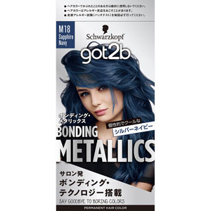 got2b ボンディング・メタリックス ヘアカラー  1個 サファイアネイビー M18 【医薬部外品】