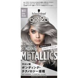 got2b ボンディング・メタリックス ヘアカラー  1個 シルバーブロンド M01 【医薬部外品】