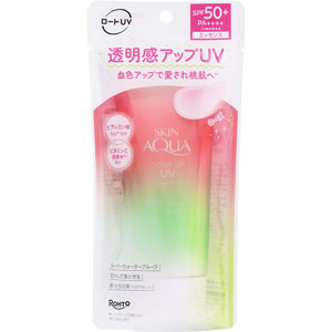 スキンアクア トーンアップUVエッセンス  80g ローズ