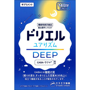 ドリエル ユアリズム ディープ  9.07g（216mg×42粒）　 【機能性表示食品】
