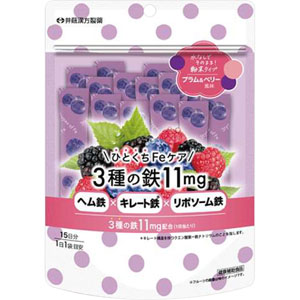 \ひとくちFeケア/3種の鉄 11mg 22.5g(1.5g×15袋)・15日分