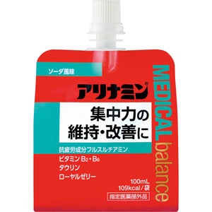 アリナミンメディカルバランスＴ ソーダ風味  100mL 【指定医薬部外品】