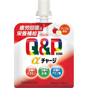 キューピーコーワαチャージ アップル風味  100mL 【指定医薬部外品】
