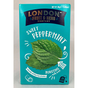 【6個セット】ロンドン　フルーツ＆ハーブ　スイートペパーミント