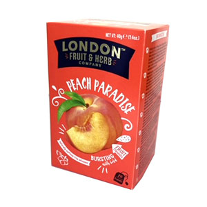 【6個セット】ロンドン　フルーツ＆ハーブ　ピーチパラダイス
