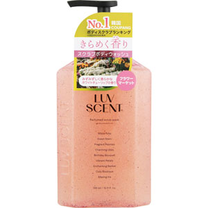 ラブセント スクラブボディウォッシュ フラワーマーケット  500mL
